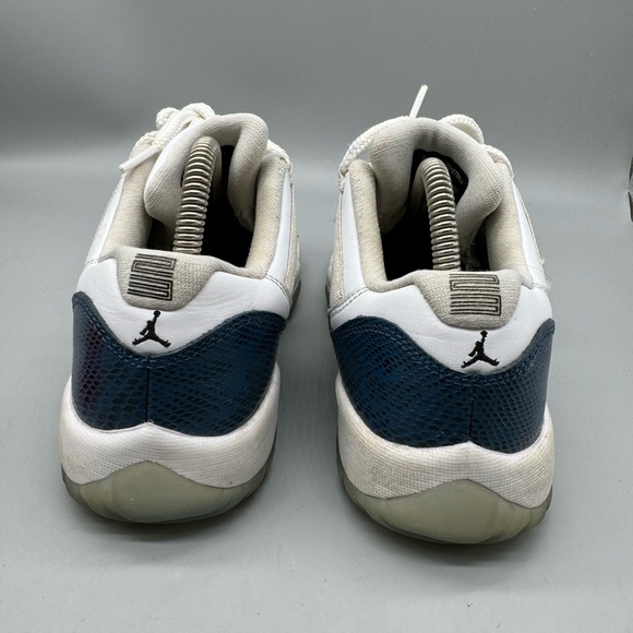 Jordan 11 Retro Low Navy Blue Snakeskin Basketball Boys 2018 GS Size 6.5Y - Picture 4 of 7